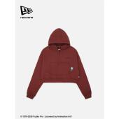 哆啦A梦女士短款 New Era纽亦华2026新款 连帽卫衣套头红色14905129