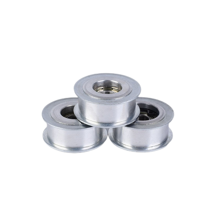 铝合金平皮带用惰轮 HBGA ENG04 光轮 调节导向轮宽度(T)6～32