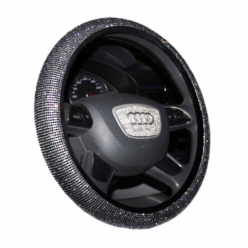 汽车方向盘男女四季通用款新款时尚满钻水晶爆闪烫钻防滑车把,汽车用品/电子/清洗/改装,方向盘套,淘宝优惠券,粉丝福利购,淘宝优惠卷
