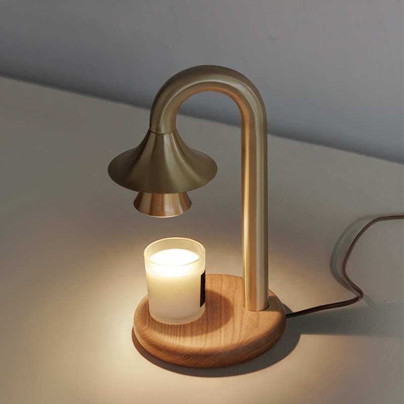 复古法式融蜡灯香薰台灯客厅柜台高级感浪漫家居新居无烟蜡烛灯具