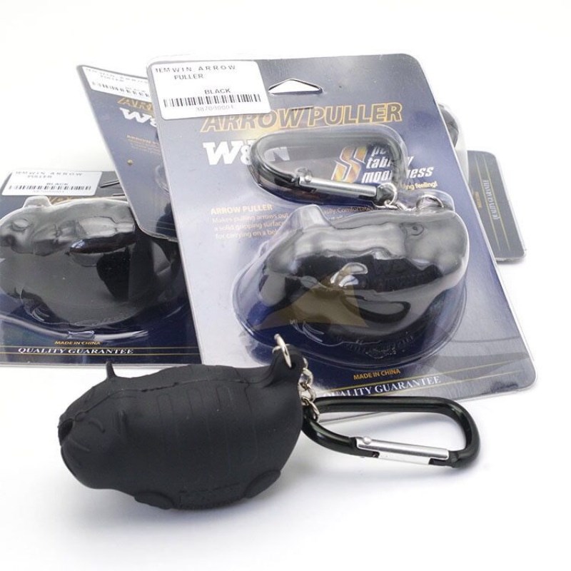 赢小老虎拔箭胶W&W反曲弓复合弓小猫公仔设计拔箭省力拔箭器