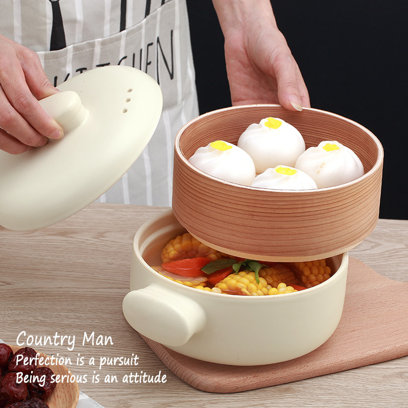 日韩式砂锅炖锅陶瓷锅明火耐温家用石锅煲汤蒸锅日食记厨具