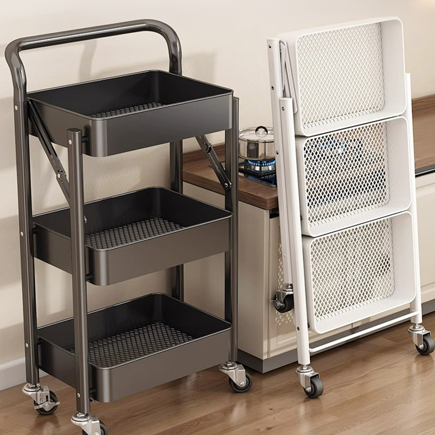 小推车置物架厨房浴室落地多层