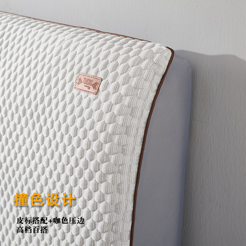 新款床头罩布艺全包高档床头罩木床头盖布四季通用透气遮丑