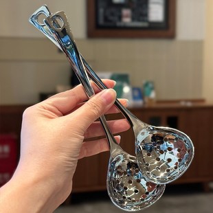 短柄火锅漏勺!加厚吃小火锅捞丸子宝宝辅食用过勺子
