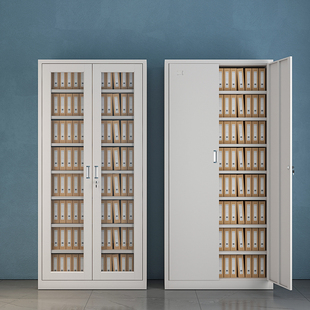 分体五节文件柜档案柜带锁财务凭证柜顶柜铁皮柜单节办公柜资料柜