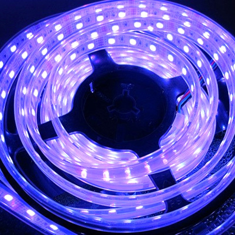 12V 2VLED贴片IP8管灌胶防水灯带鱼缸水池水下防水软灯条