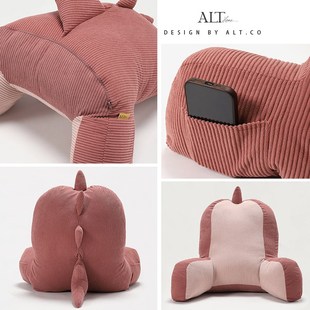 床头软包大靠背床上高级感儿童床靠枕看书护腰靠垫小沙发座椅枕头