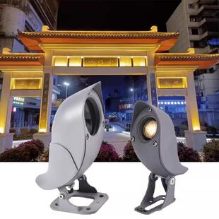 led瓦楞灯古建筑凉亭瓦片灯24V户外防水古楼寺庙屋檐瓦棱琉璃瓦灯