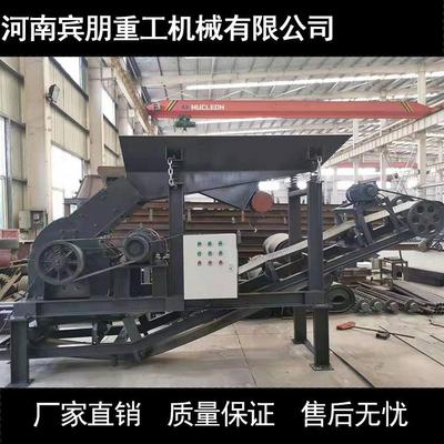 大山石移动锤式破碎机全自动砂石线破碎车玻璃陶瓷轮胎式制砂机