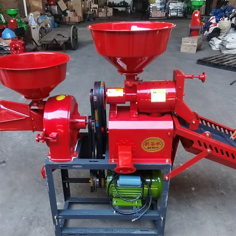 家用全自动新款打米机家用多功能剥谷机脱壳机稻U谷粉碎两用一体