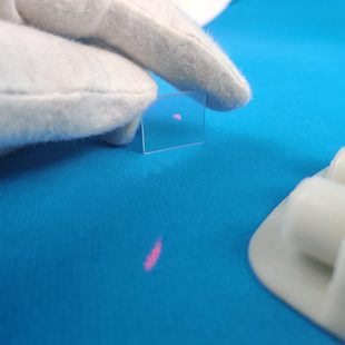 20mm50：50半透半反分光镜定制 分光片光学镜片检测玻璃片方形22