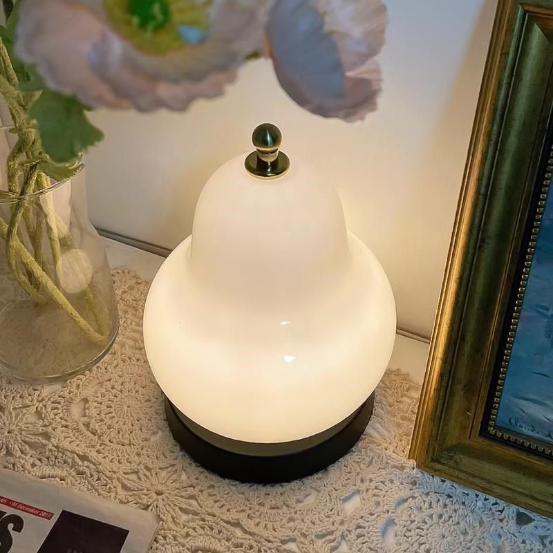 梨子台灯卧室便携中古法式奶油网红高级感充电触摸床头氛围小夜灯,家装灯饰光源,装饰台灯,淘宝优惠券,粉丝福利购,淘宝优惠卷