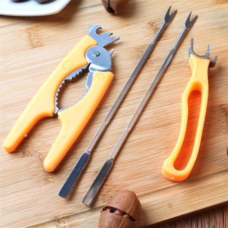 不锈钢剥山核桃神器小核桃夹子工具脱壳王整粒剥钳子碧根果剥壳器