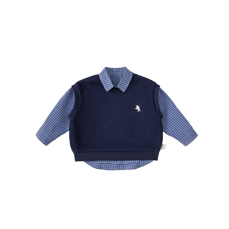 贝贝城儿童针织马甲两件套洋气男童无袖毛衣套装百搭小童毛线上衣,童装/婴儿装/亲子装,毛衣/针织衫,淘宝优惠券,粉丝福利购,淘宝优惠卷