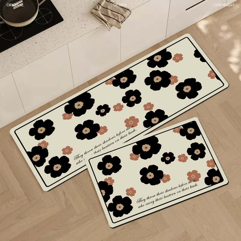 硅藻泥厨房地垫防滑防油脚垫子厨房长条地垫吸水防脏地毯可擦免洗,居家布艺,厨房地垫,淘宝优惠券,粉丝福利购,淘宝优惠卷