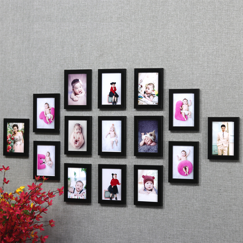 照片墙装饰免打孔创意相片墙相册背景墙相框挂墙墙贴创意个性
