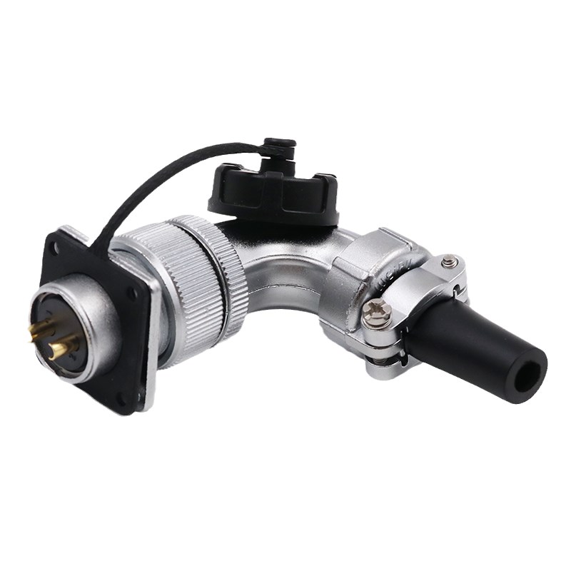 威浦 航空插头WS20 2芯3芯4芯5芯7芯9芯12芯TS+Z公头+母座90度弯