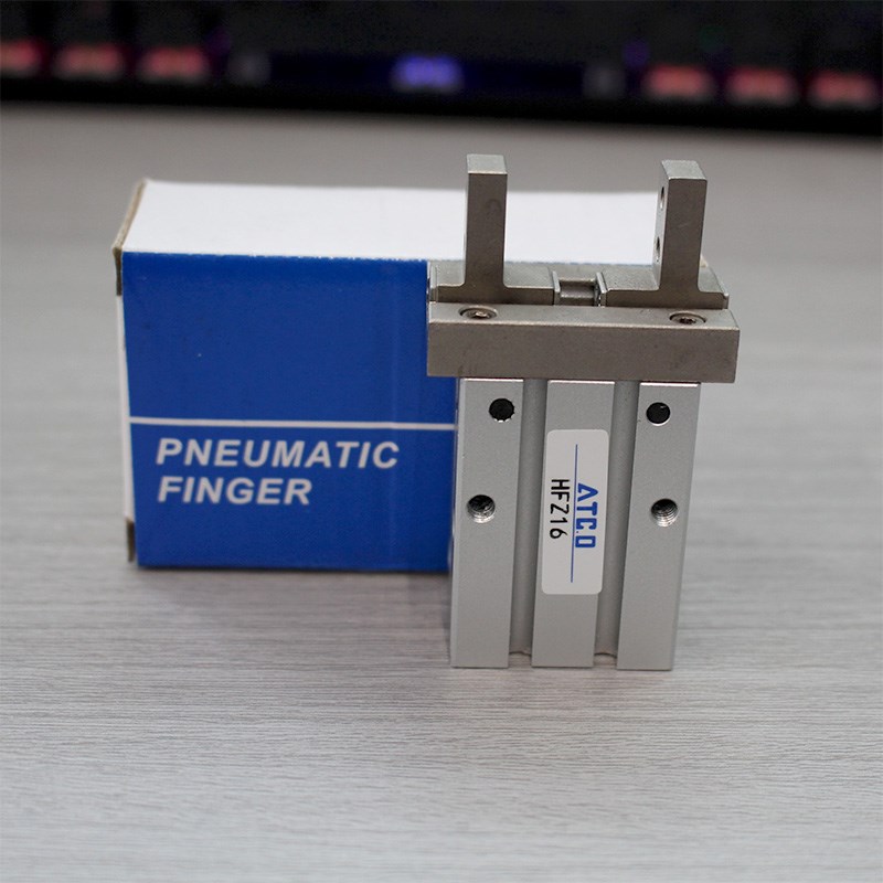 气动手指气缸夹爪HFZ/HFK6/10/16/20//32/平行夹具气爪HFSZ