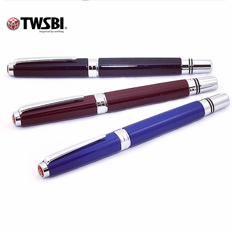 TWSBI三文堂classic钢笔男生女生商务送礼练字钢笔复古办公用笔高颜值纯色活塞上墨大容量楮墨钢笔生日礼物