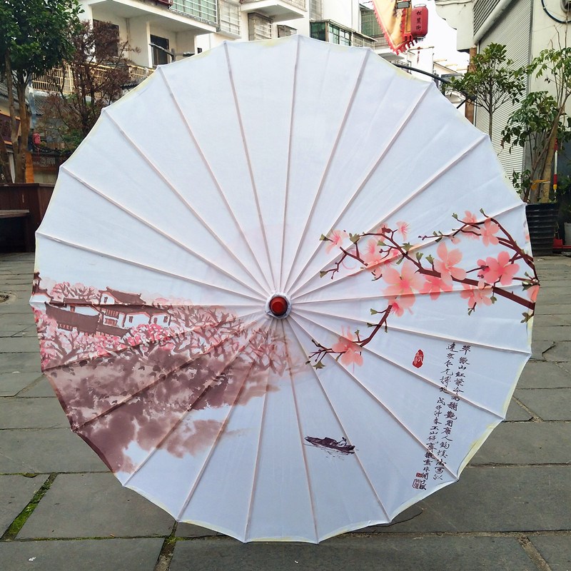 梅花古风汉服拍照道具伞舞蹈油纸伞走秀景区店铺吊顶装饰工艺伞