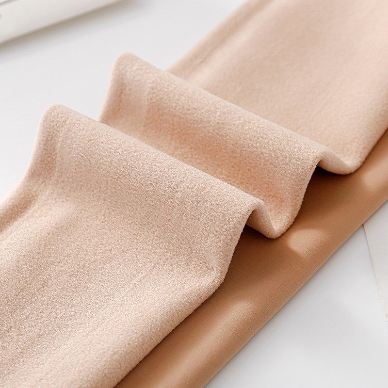 高腰光腿神器加绒大码肉色春秋裸感肉色打底裤袜防勾丝加肥加大女