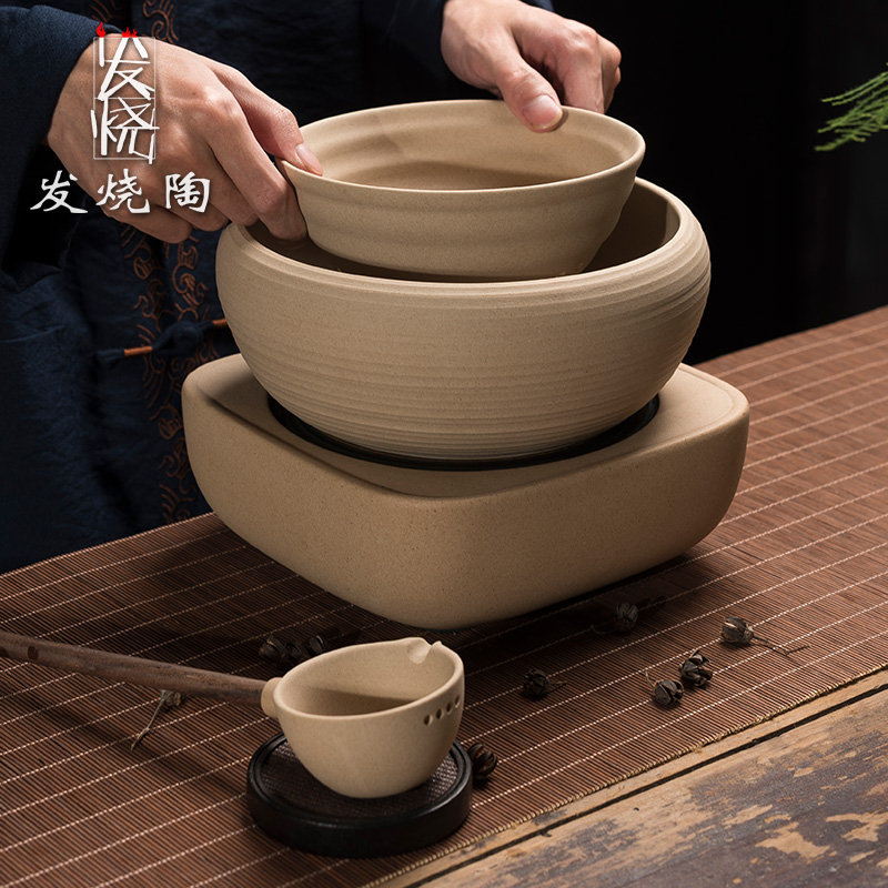 正宗潮州碗勺套装耐高温日式煮茶器功夫茶具黑檀木手柄分茶勺