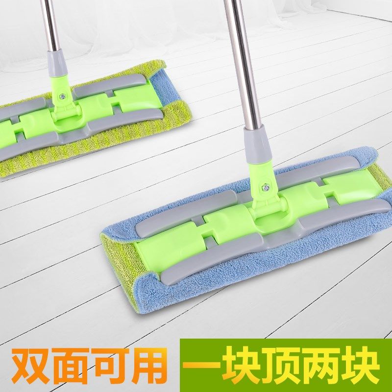 夹板拖把替换布双面加厚拖地布家用墩布地拖布条平板头夹固式通用