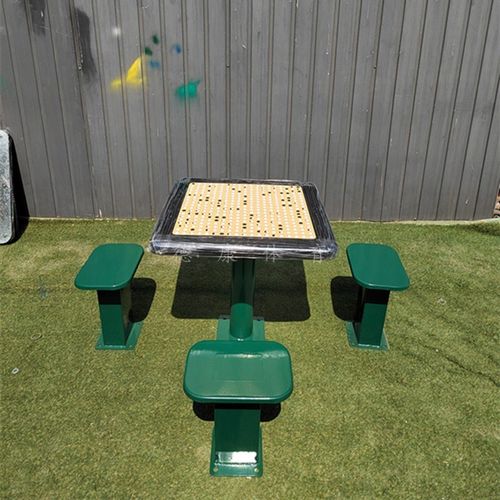 户外象棋桌小区公园轨道军棋棋盘桌室外不锈钢磁力五子围棋棋牌桌