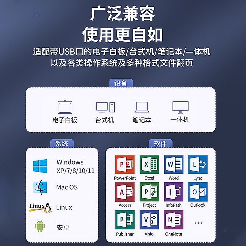 红外线电子激光笔上课ppt翻页笔教师用多功能usb可充电指星笔led