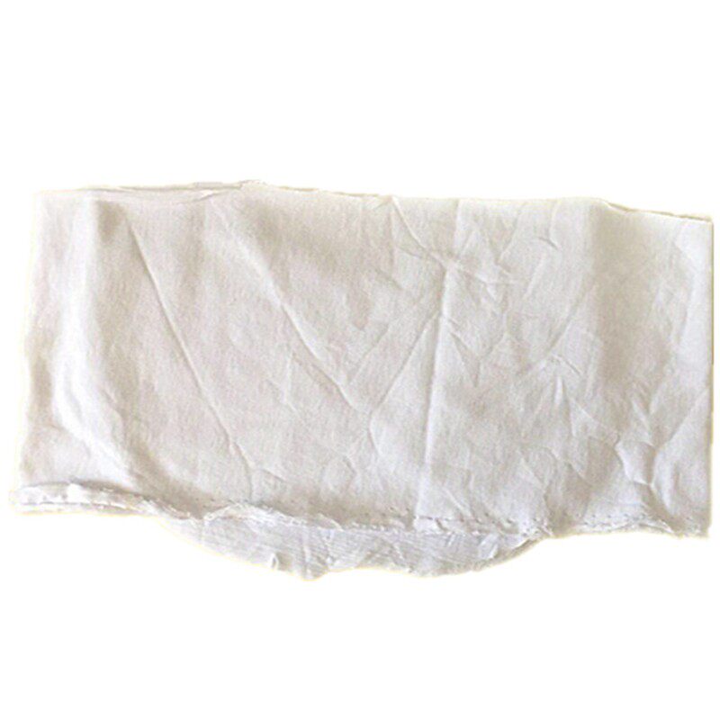 高洁白色全棉纯棉大刀口布双巴掌以上大擦机布废布碎布抹机布包邮