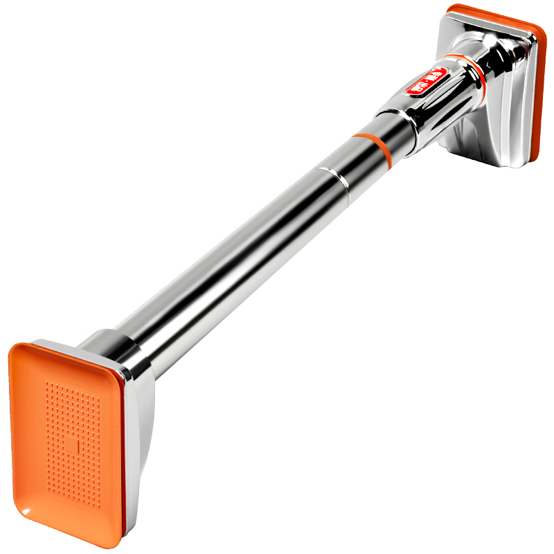 免打孔伸缩杆阳台固定窗帘杆晾衣杆免钉衣柜支撑杆卫生间浴帘杆子