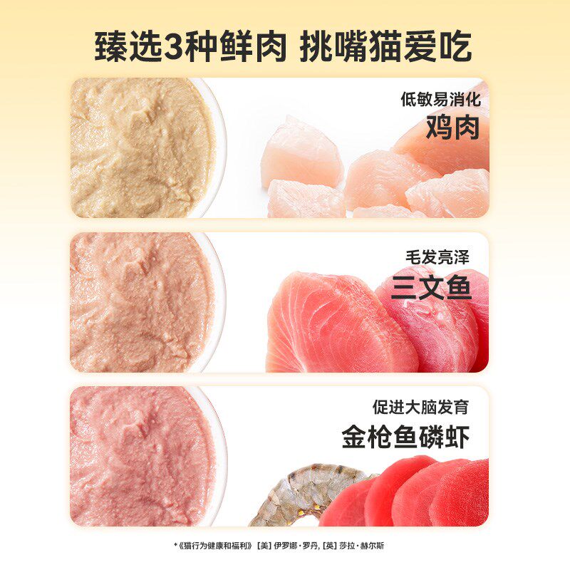 猫条100支整箱猫咪零食罐头补水 营养增肥成猫幼猫湿粮试吃小鱼干