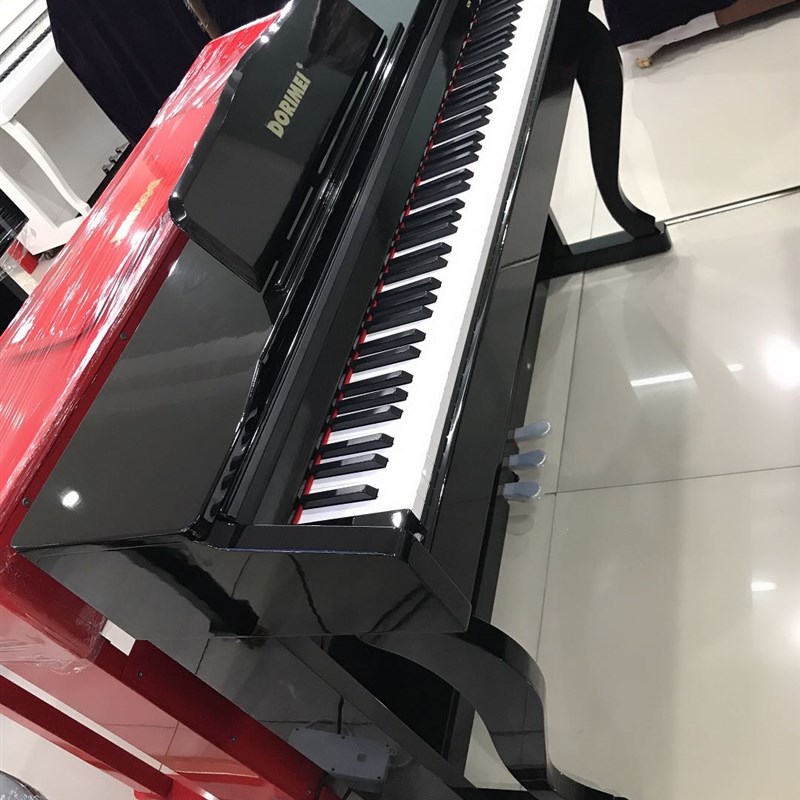 电钢琴88键重锤榔头键盘白色烤漆多瑞美15型号 数码钢琴 电子钢琴