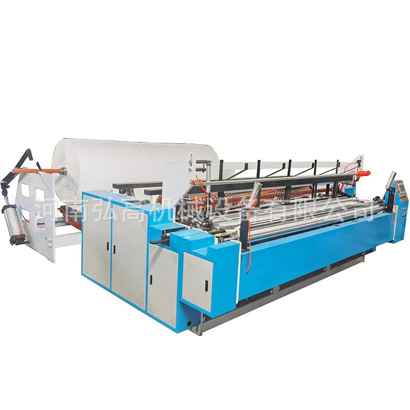 全自动卷纸机器大型3米卫生纸品加工设备卫生纸复卷机创业项目