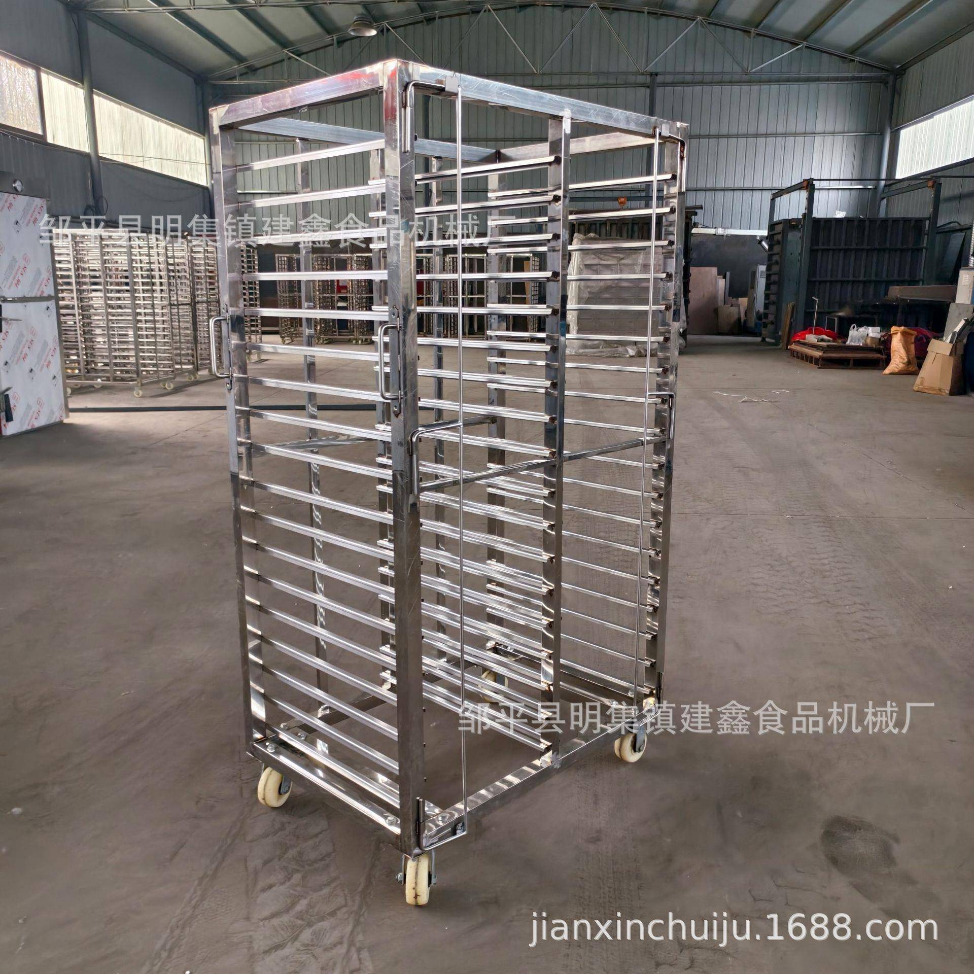 商用不锈钢小车周转车菊花烘干架子304架子车水饺速冻周转车