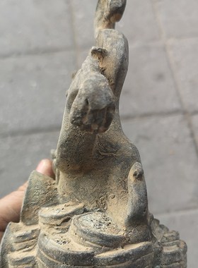仿古出土青龙铜摆件纯铜招財龙办公室家居青龙装饰摆设
