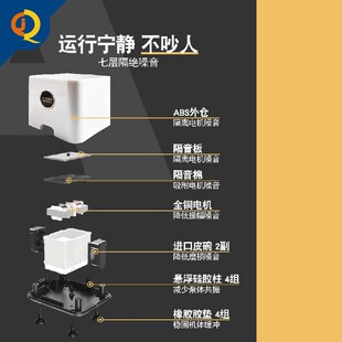 惠科氧气泵鱼缸K10增氧泵养鱼超静音K20增氧机水族箱打氧充氧器