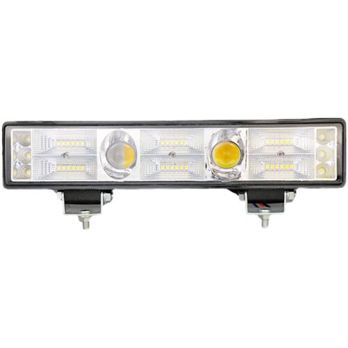 射灯双色远光炮激光长条强光倒车灯24V超亮货车防水雾灯12Vled灯