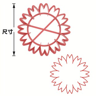 各种圆形花型底座花蕊叶子寿桃花馍模具馒头面食面塑中式蛋糕模具