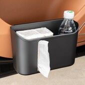 汽车座椅背置物盒车门多功能纸巾盒水杯饮料置物架车载后排收纳桶