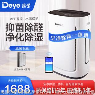 DYD 家用除湿机 U20A3 洁净空气吸尘防霾 空气净化除湿一体机