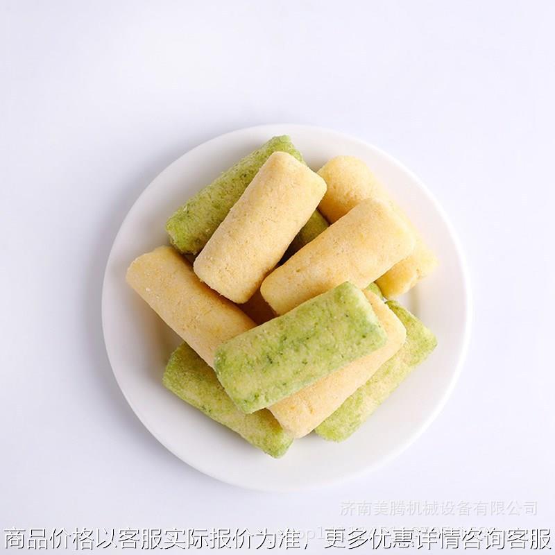 免烘烤即食酱心米果卷生产机器纤麦三角酥膨化机