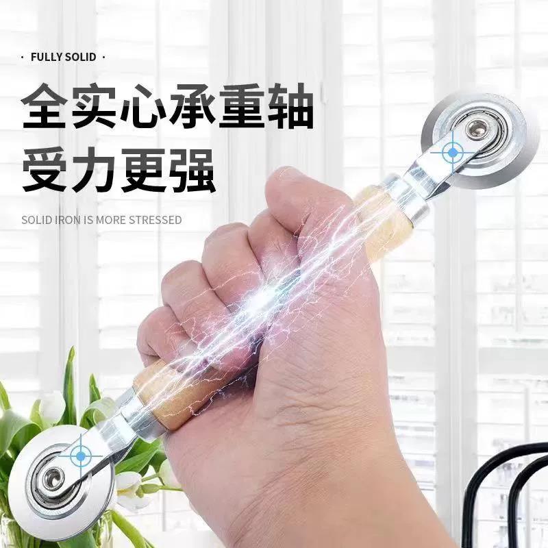 防蚊纱窗压轮窗纱压条安装工具木柄滑轮换沙窗胶条取出滚轮压纱轮