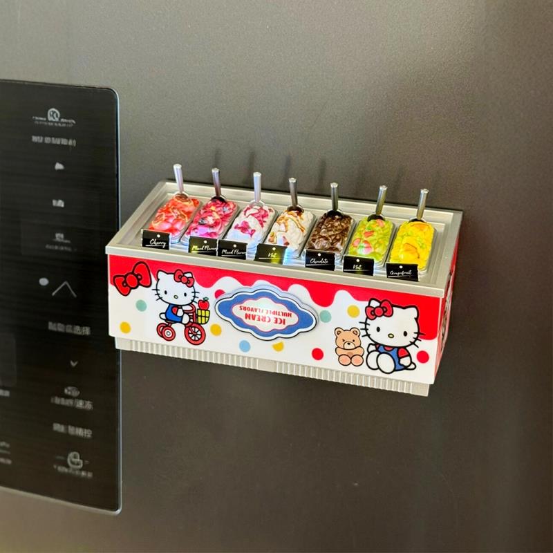 711雪糕柜冰箱贴磁贴个性创意2025新款冰箱装饰磁吸小物件磁性贴