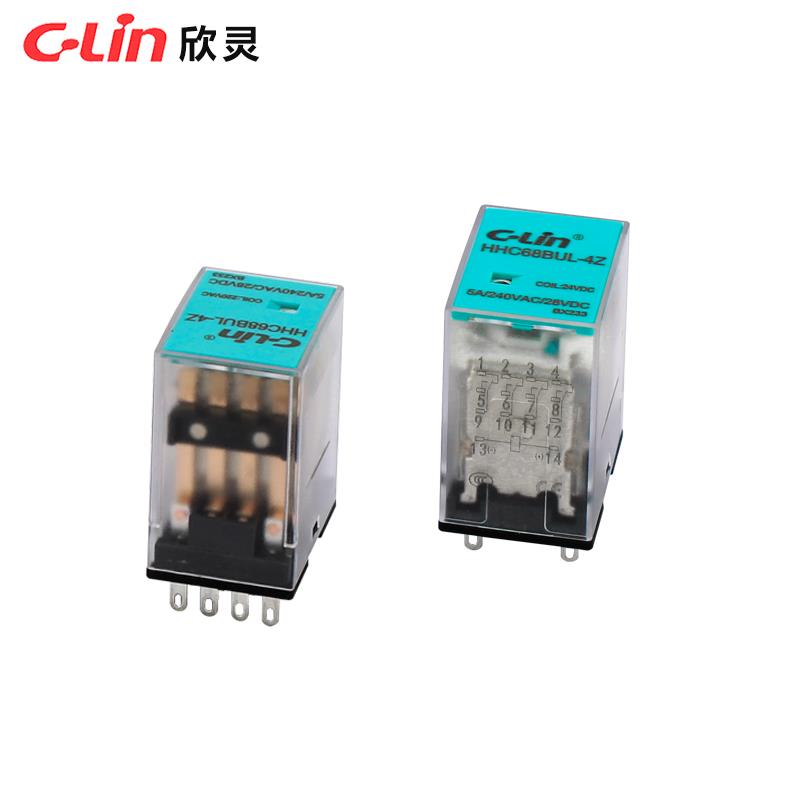 欣灵中间继电器HHC68BUL代替HHC68A HH52P 54P 62P小型电磁继电器