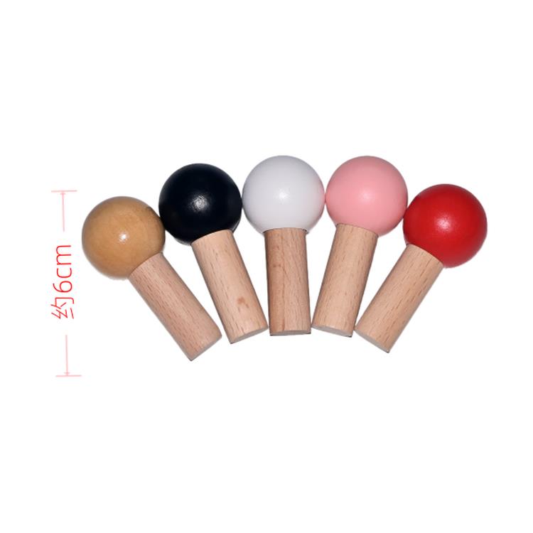 洞洞板火柴棍彩色配件原木火柴插棍挂钩适配于15mm孔径圆孔