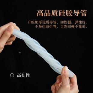 茶盘自动排水管带吸水球茶几茶台茶桌下水管防冻排水球泡茶茶具配