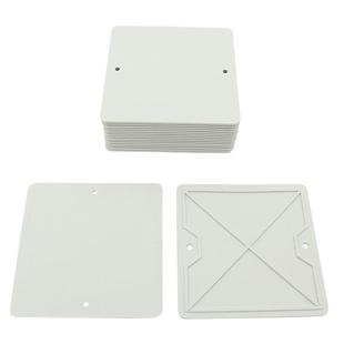 地插底盒盖板86理线 线盒空白面 面板白色塑料盲板施工板临时使用