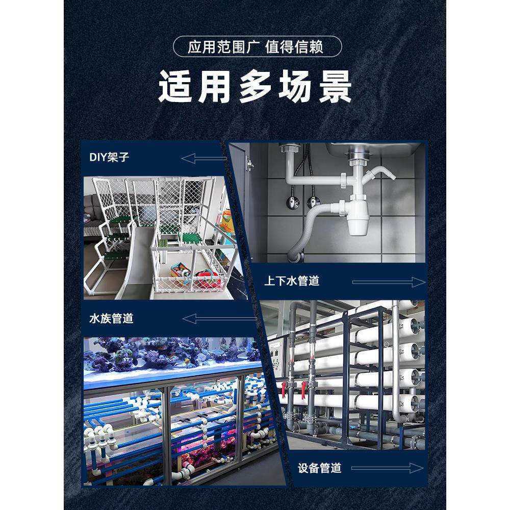 PVC宝塔快接直通软管接头塑料卡箍6分1寸20转12变 14 16 8 25 32